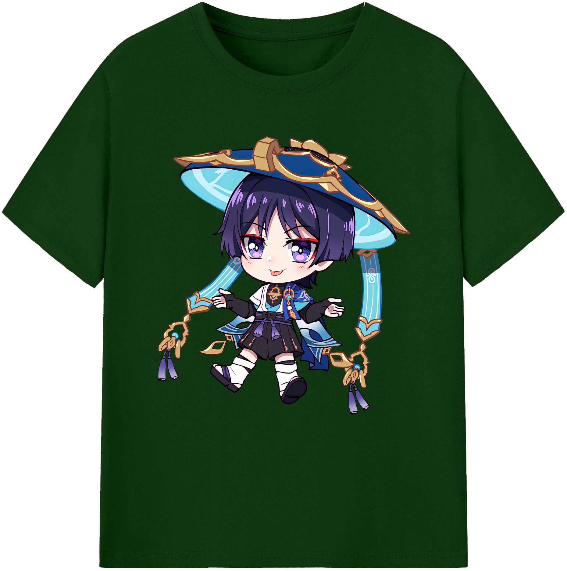 げんし神 さんペい genshin Sanpei 綿100％半袖Tシャツ（フロントプリント）